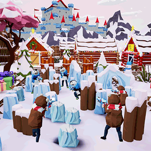Snow town vr laser tag
